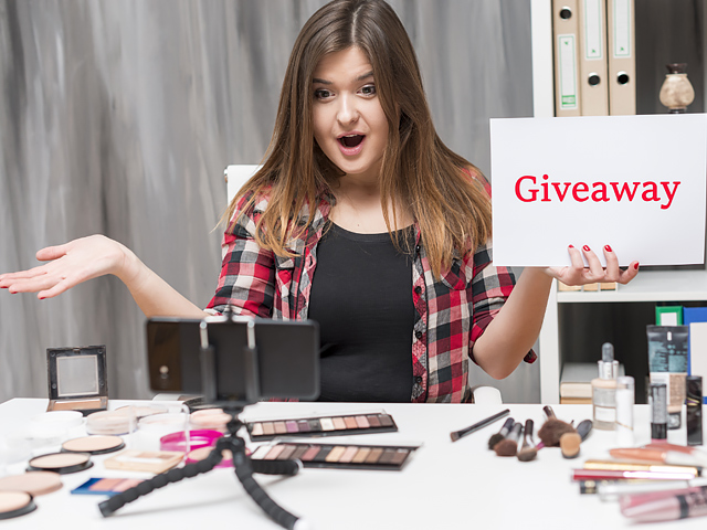 Esecuzione di concorsi e omaggi su Instagram